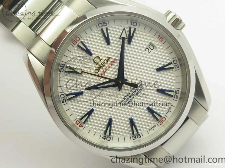 0121 Bright Aqua Terra Master Ryder Cup Edition VSF 1:1 Best Edition White Textured Dial on SS Bracelet A8500 Super Clone 8018